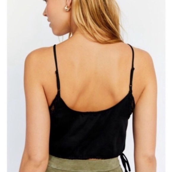 FREE PEOPLE Blouson Brami In Black Crop Top - Picture 3 of 9